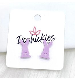Doohickies/So. Charm Trade Pastel Bunny Acrylics - Purple 16mm