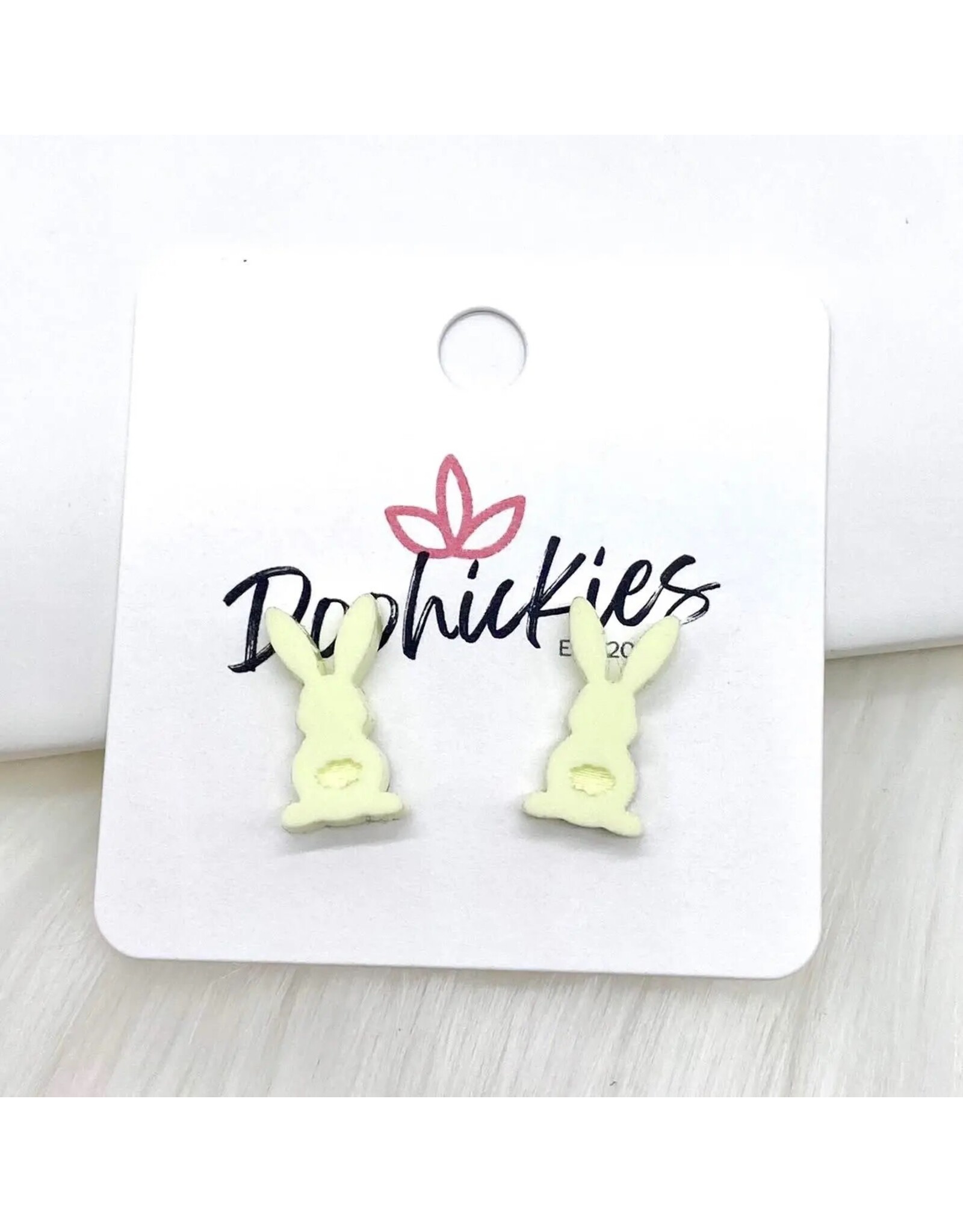 Doohickies/So. Charm Trade Pastel Bunny Acrylics-Yellow 16mm