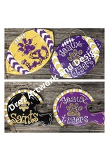 Drez Artwork And Design LSU Football Door Hangers