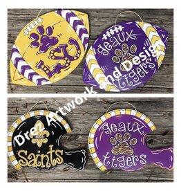Drez Artwork And Design LSU Football Door Hangers