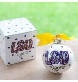 Coton Colors LSU Tiger Stripes Ornament