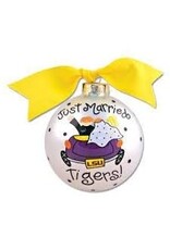Coton Colors LSU Just Married Ornament