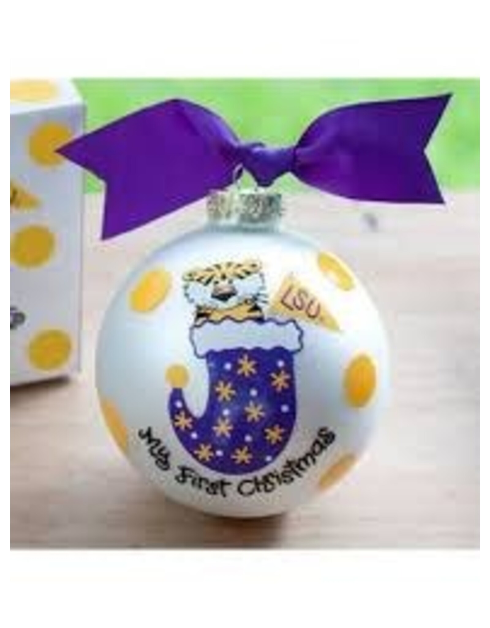 Coton Colors LSU My First Christmas Ornament