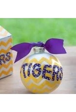 Coton Colors LSU Chevron Ornament