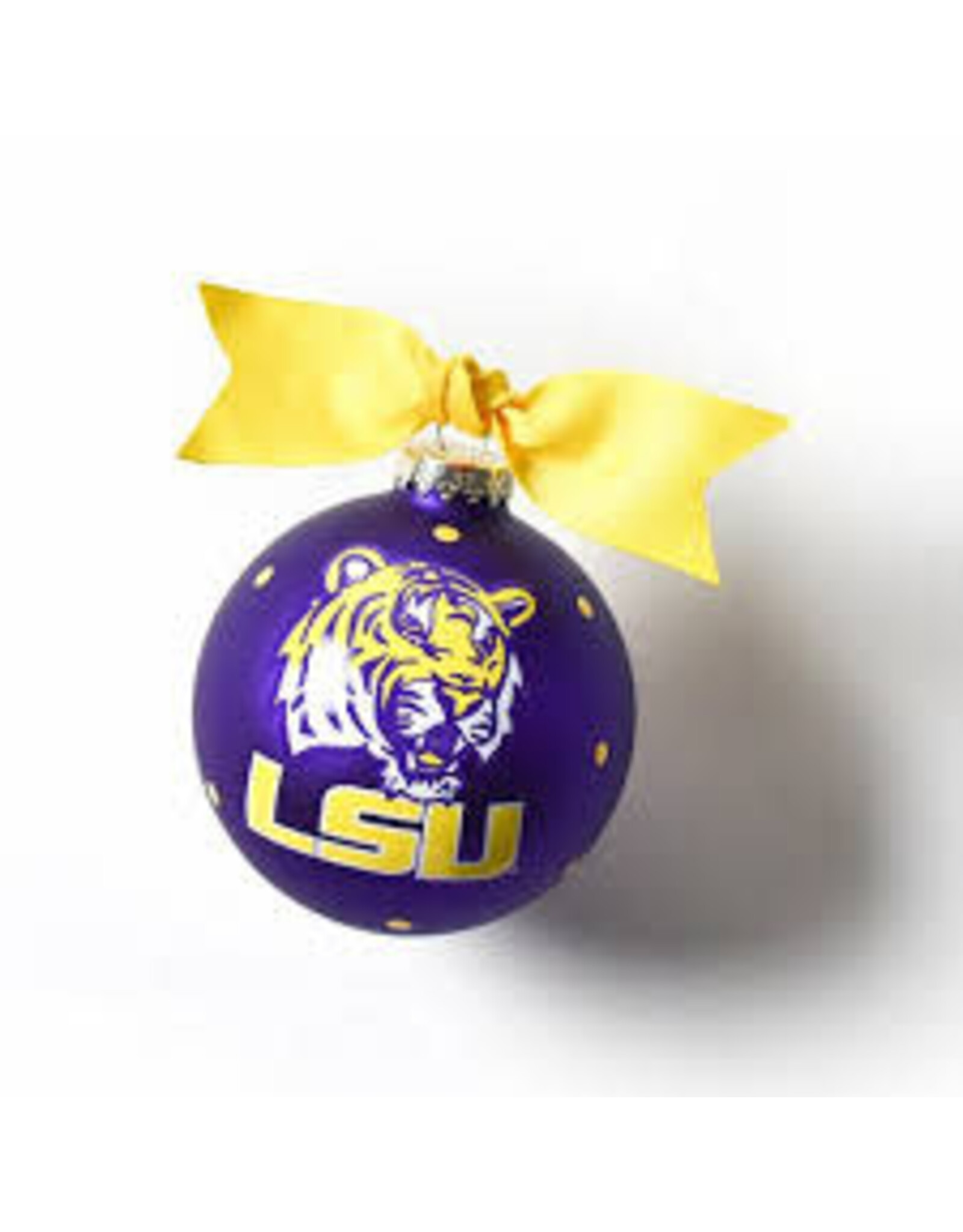 Coton Colors LSU Tiger Logo Ornament