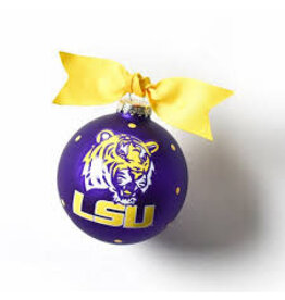 Coton Colors LSU Tiger Logo Ornament