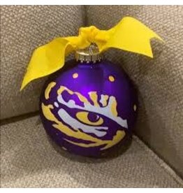Coton Colors LSU Tiger Eye Ornament