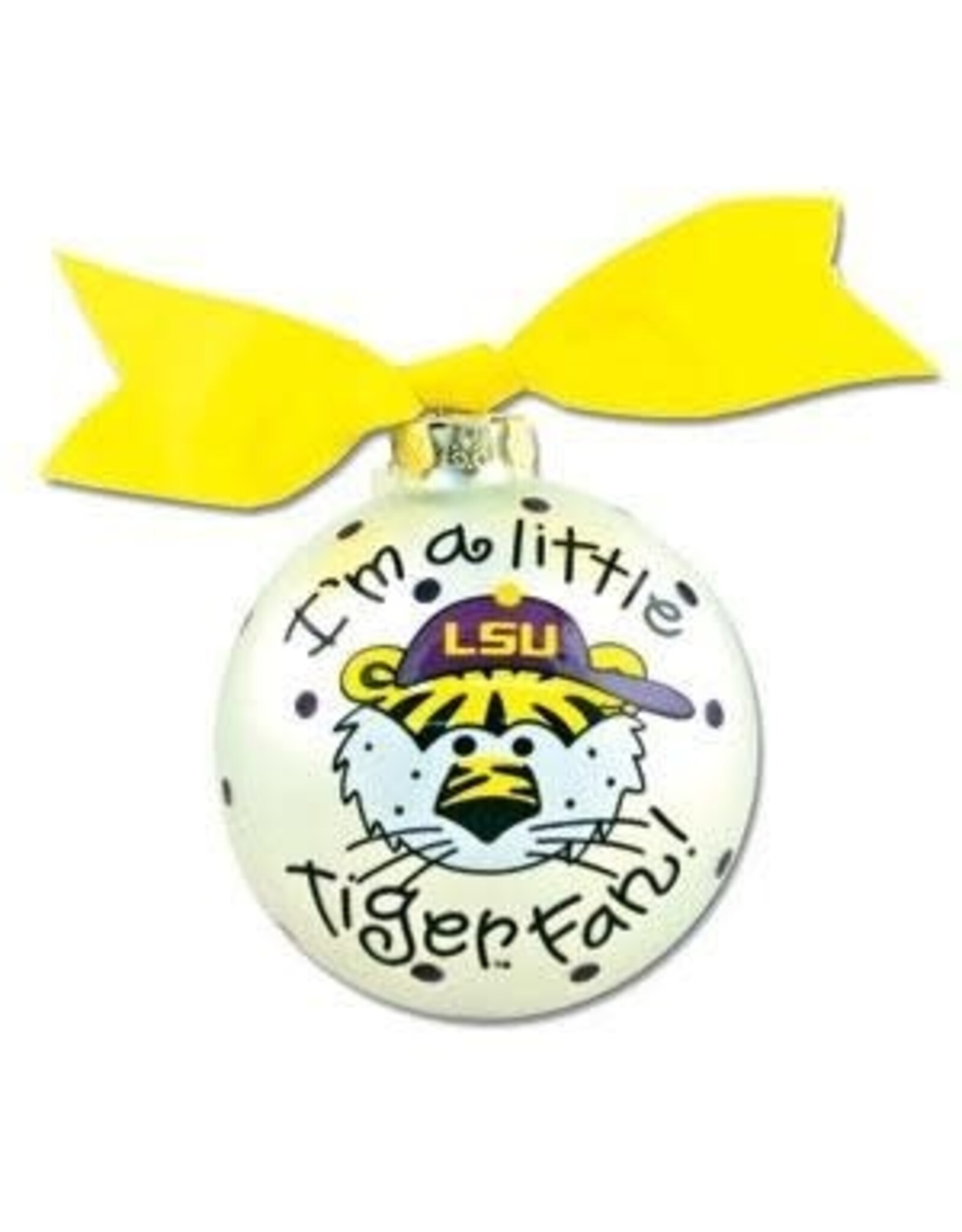 Coton Colors LSU Little Tiger Boy Ornament