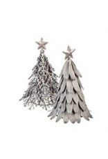 Evergreen Enterprises 2 Asst Silver Metal Christmas Tree