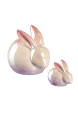 Evergreen Enterprises Ceramic Bunny Table Décor, Set of 2