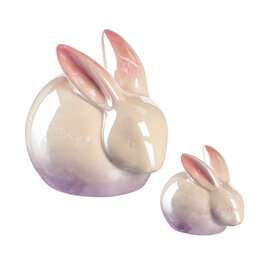 Evergreen Enterprises Ceramic Bunny Table Décor, Set of 2