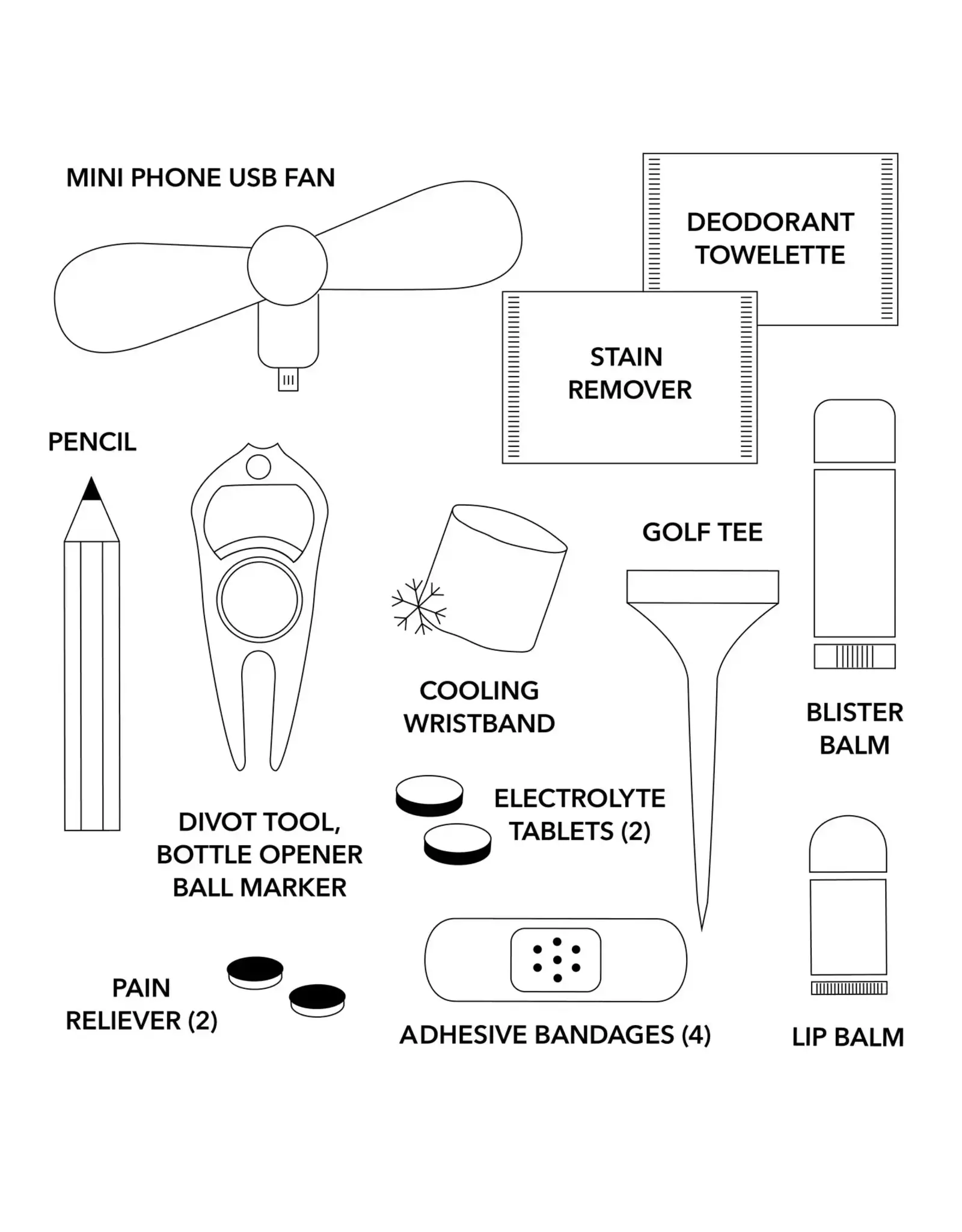 Pinch Provisions/Faire "Tee Time" Golf Kit
