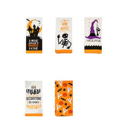 Evergreen Enterprises Halloween Magic, Tea Towel 5 Asst. Set