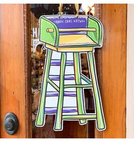Home Malone Mardi Gras Ladder Door Hanger