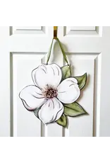 Home Malone White Dogwood Flower Door Hanger
