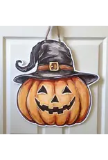 Home Malone Jack-O'-Lantern Pumpkin Halloween Door Hanger