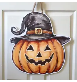 Home Malone Jack-O'-Lantern Pumpkin Halloween Door Hanger