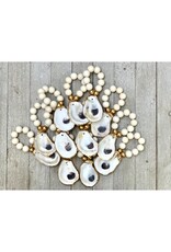 Michelle Allen Designs Napkin Rings- Oyster/Cream