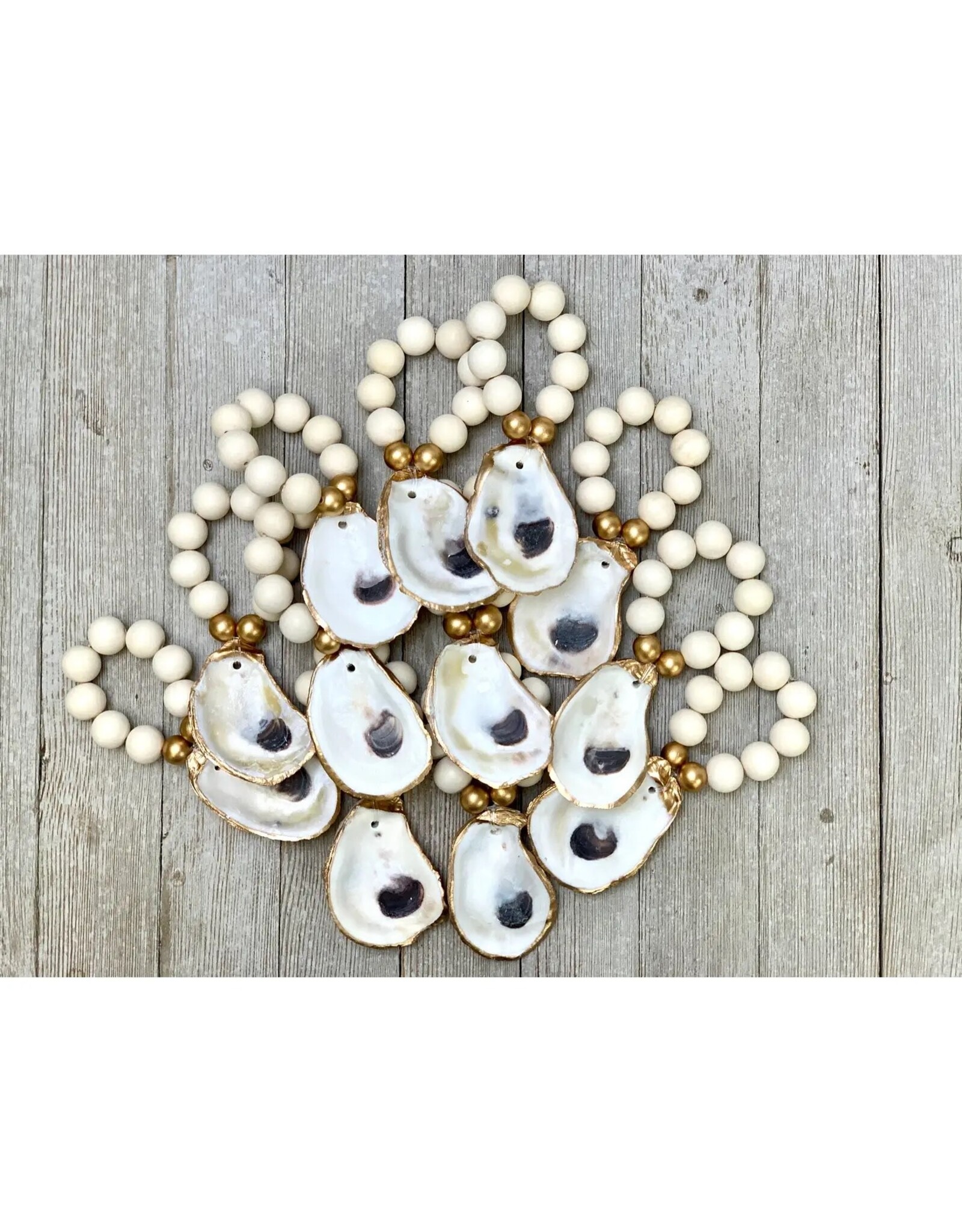 Michelle Allen Designs Napkin Rings- Oyster/Cream