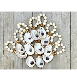 Michelle Allen Designs Napkin Rings- Oyster/Cream