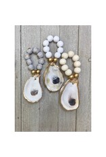 Michelle Allen Designs Napkin Rings- Oyster/Cream