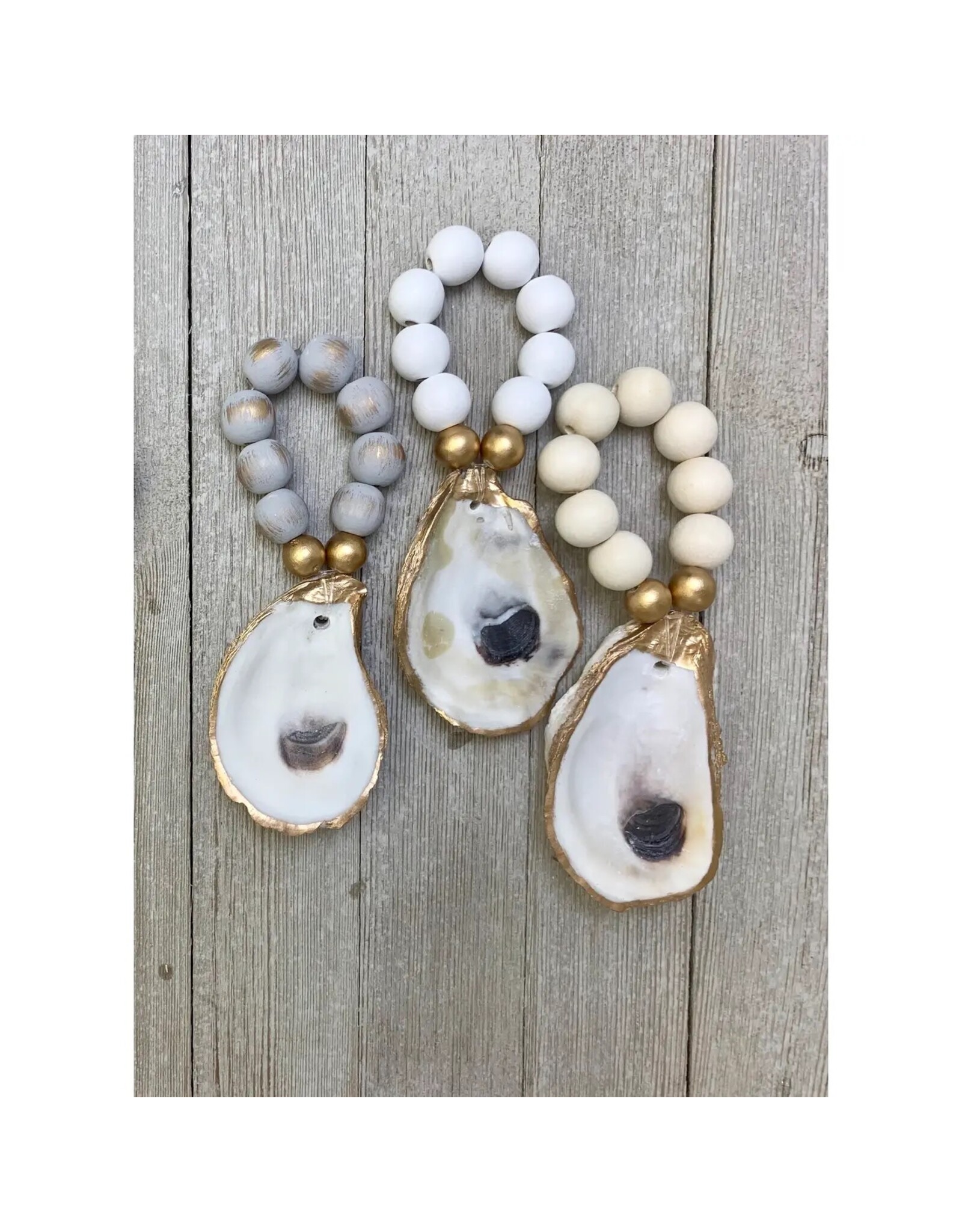 Michelle Allen Designs Napkin Rings- Oyster/Cream