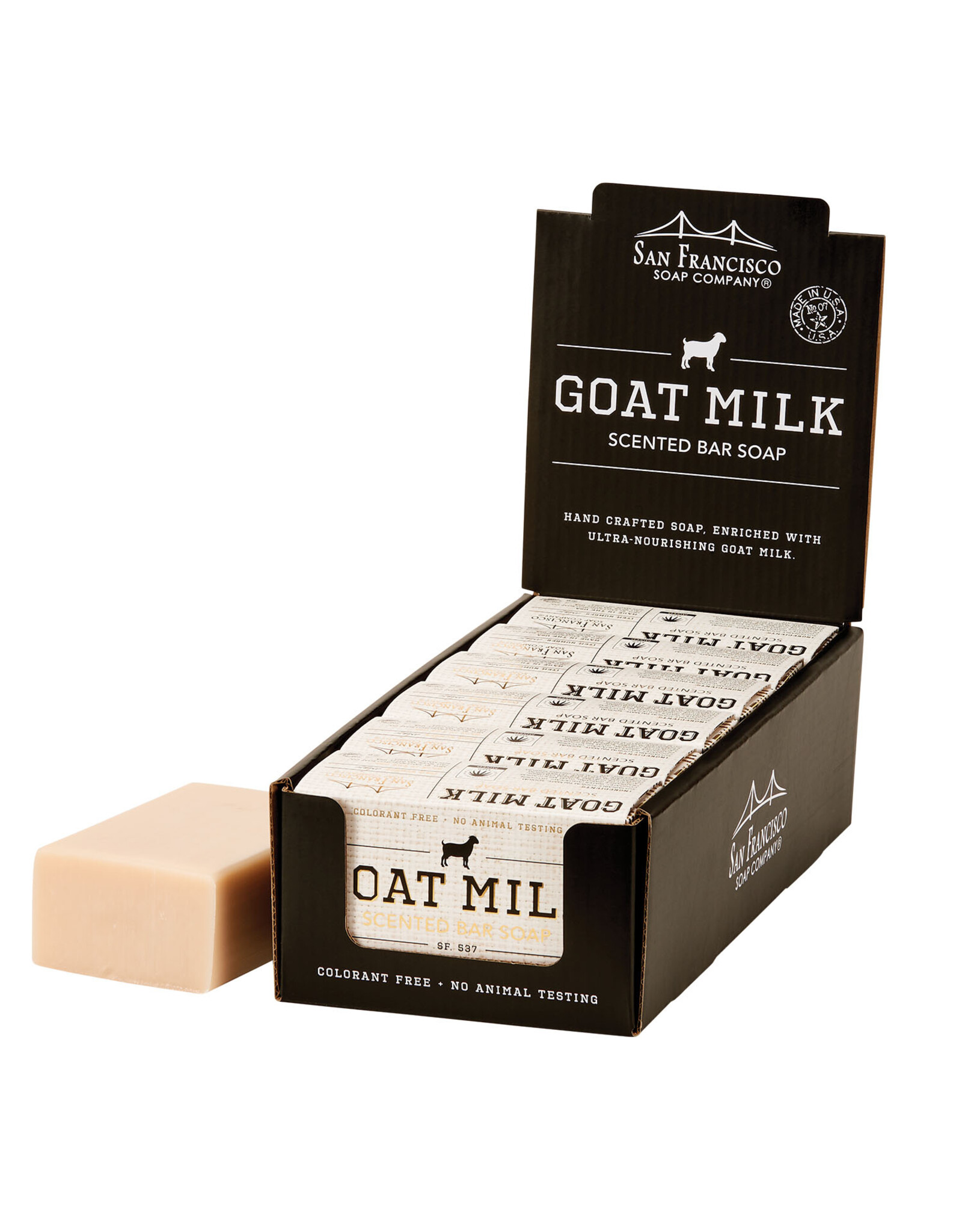 Commonwealth Soap & Toiletries Sandalwood Musk Goat Milk Bar