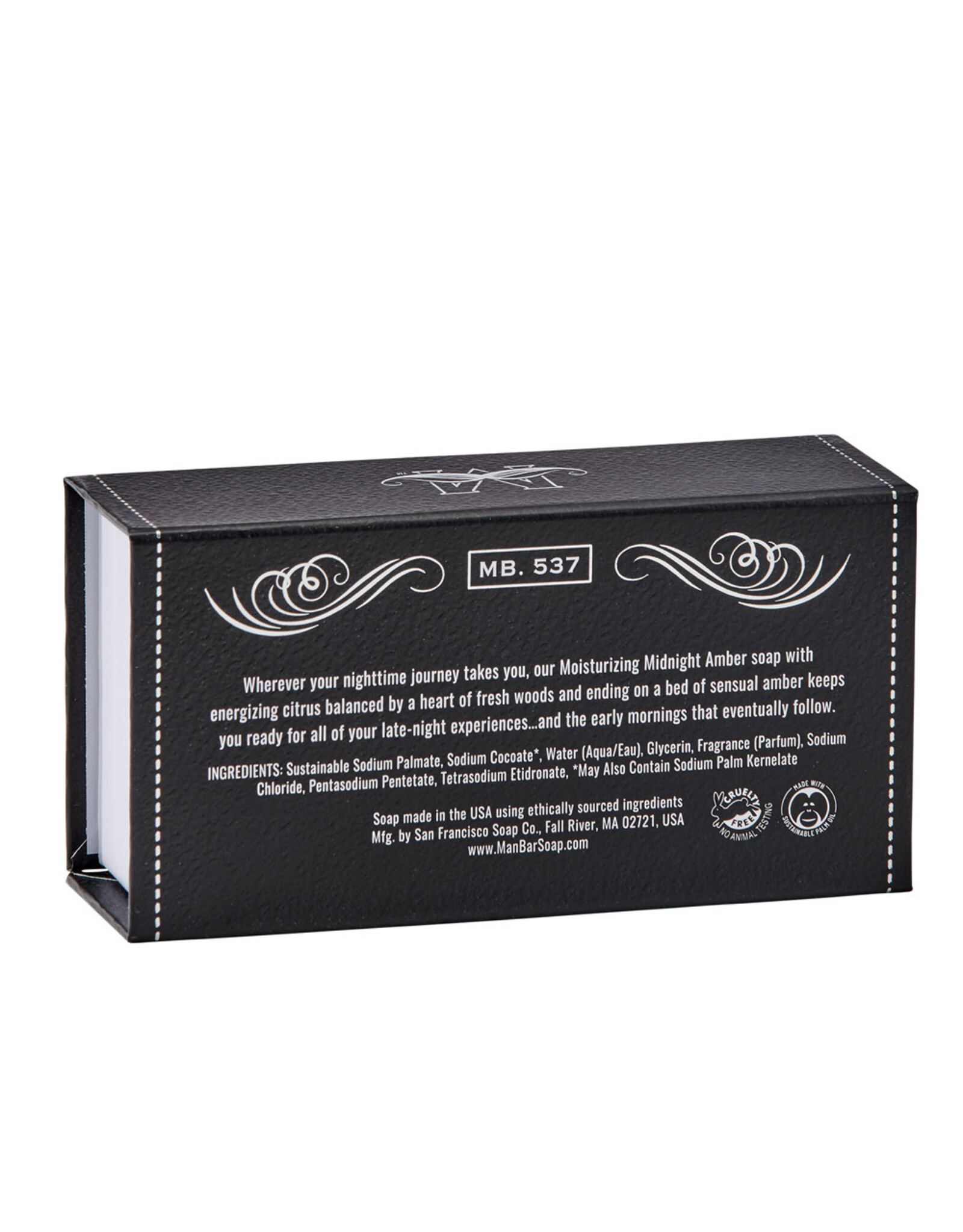 Commonwealth Soap & Toiletries Man Bar Midnight Amber