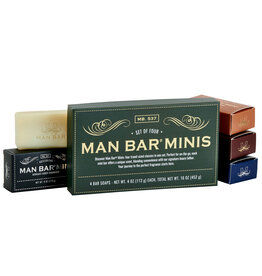 Commonwealth Soap & Toiletries Man Bar Mini 4pc Boxed Gift Set