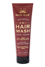 Commonwealth Soap & Toiletries Man Bar 2 in 1 Hair Wash: Musk & Sandalwood