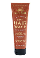 Commonwealth Soap & Toiletries Man Bar 2 in 1 Hair Wash: Spiced Tobacco