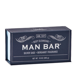 Commonwealth Soap & Toiletries Man Bar Silver Sage & Bergamot
