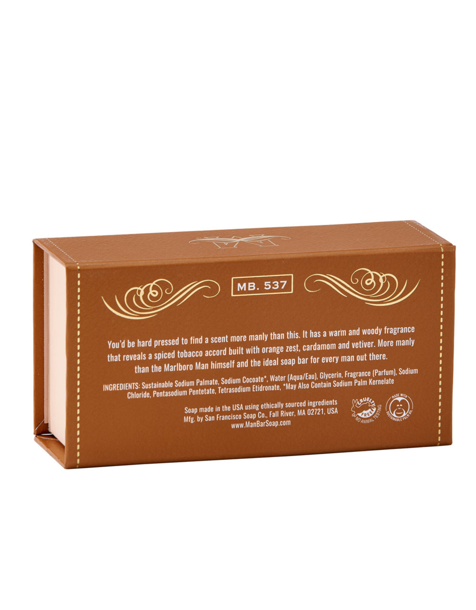 Commonwealth Soap & Toiletries Man Bar Spiced Tobacco