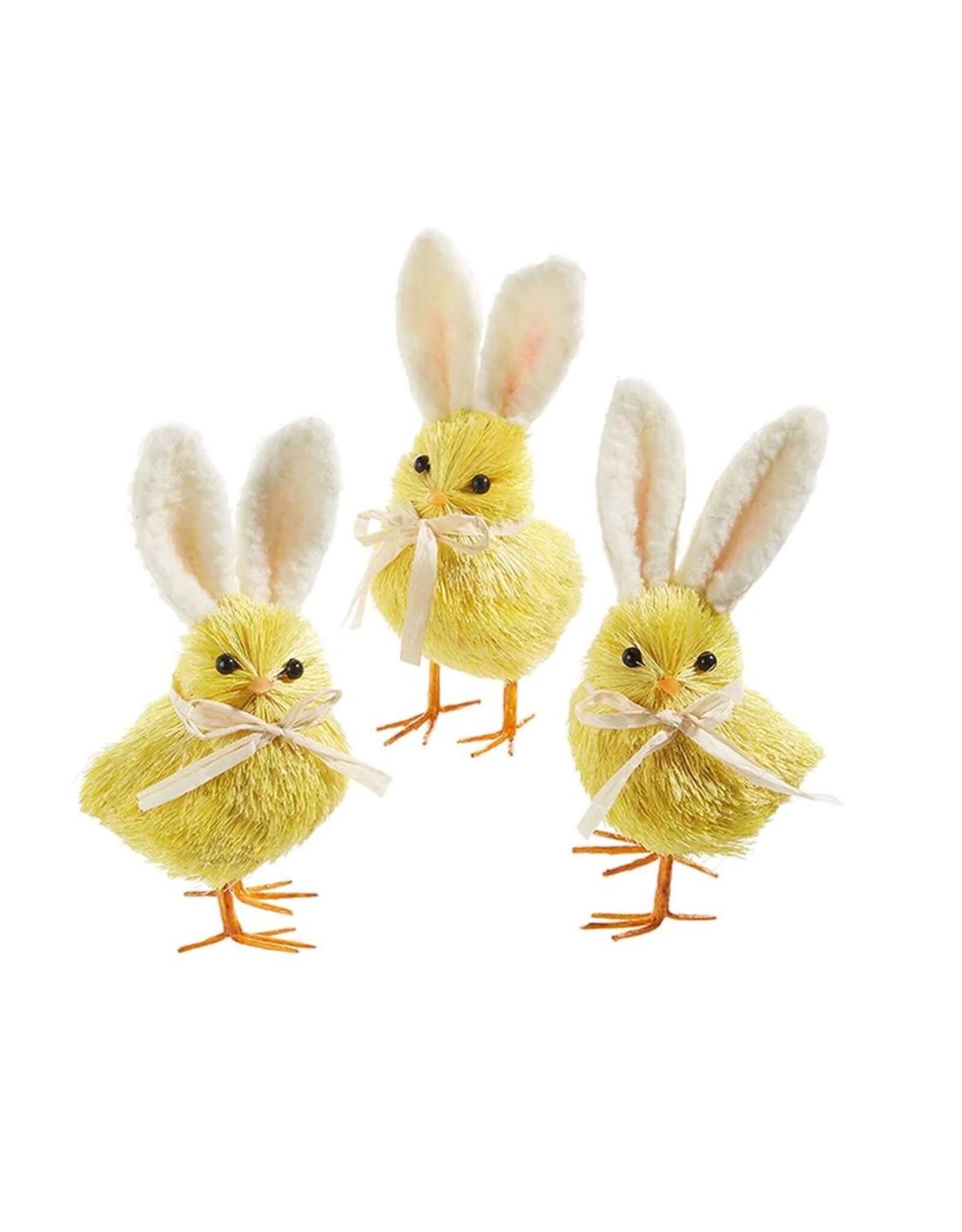 Raz Imports 6" Yellow Easter Chick with Bunny Ears