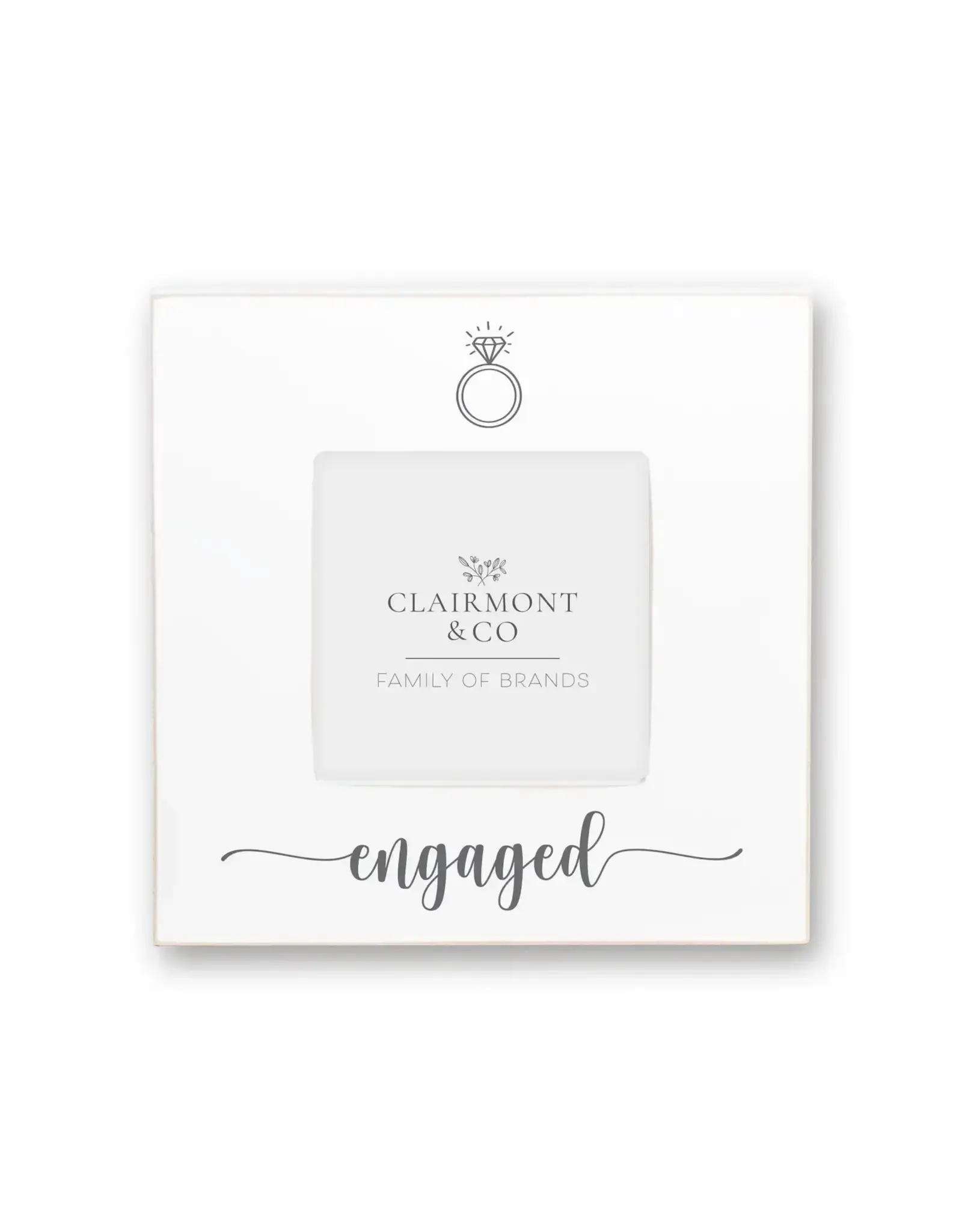 Clairmont And Co Engaged - Square Picture Frame