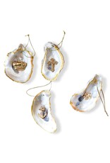 Roux Brand Handcrafted Oyster Ornament Symbols (Fleur de lis)