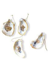 Roux Brand Handcrafted Oyster Ornament Symbols (Fleur de lis)