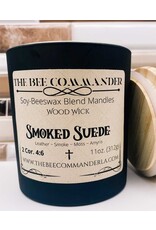 The Bee Commander Smoked Suede Soy/Beeswax Candle