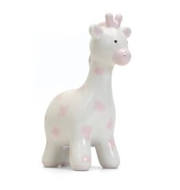 Child to Cherish Pink Spotted Giraffe - Coin Bank
