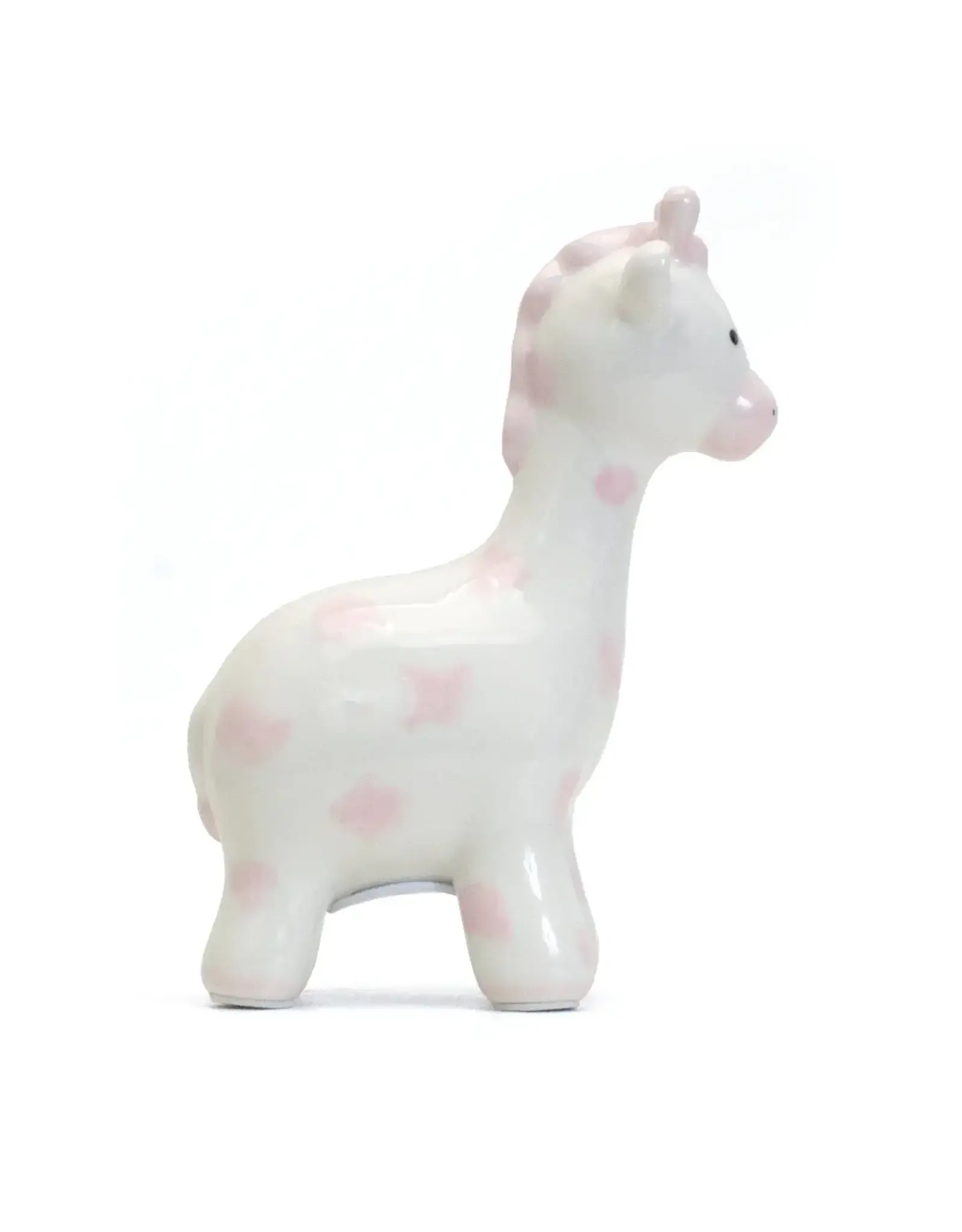 Child to Cherish Pink Spotted Giraffe - Coin Bank