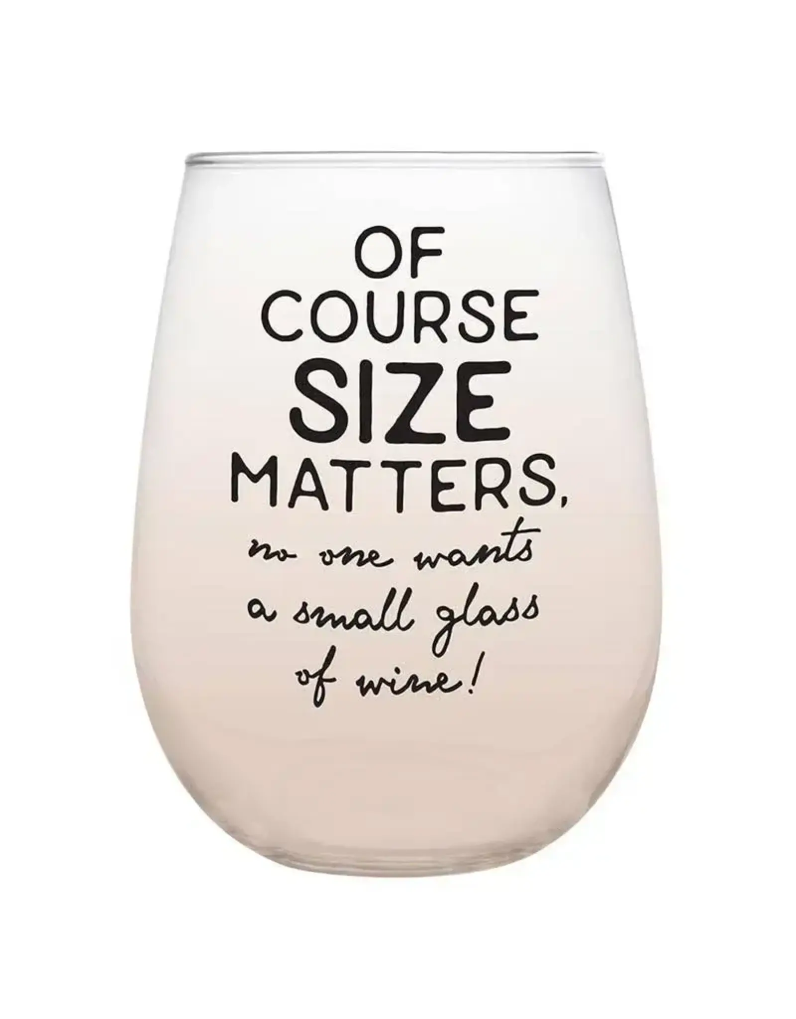 Angle/Faire Size Matters 20oz Wine Glass