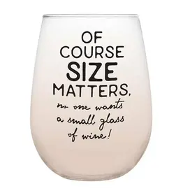 Angle/Faire Size Matters 20oz Wine Glass