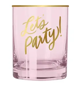 Angle/Faire Let's Party Double Old Fashioned Glass