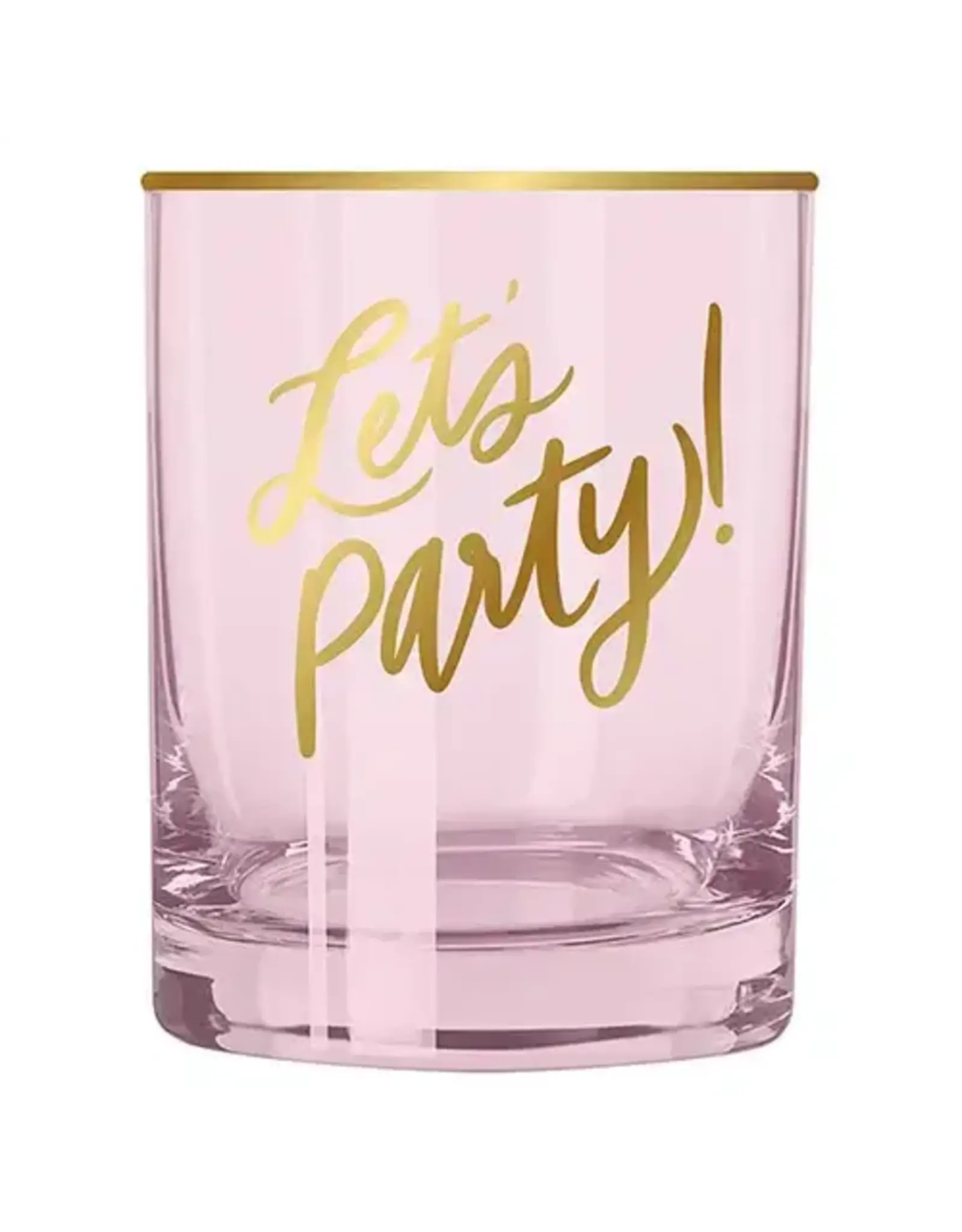 Angle/Faire Let's Party Double Old Fashioned Glass