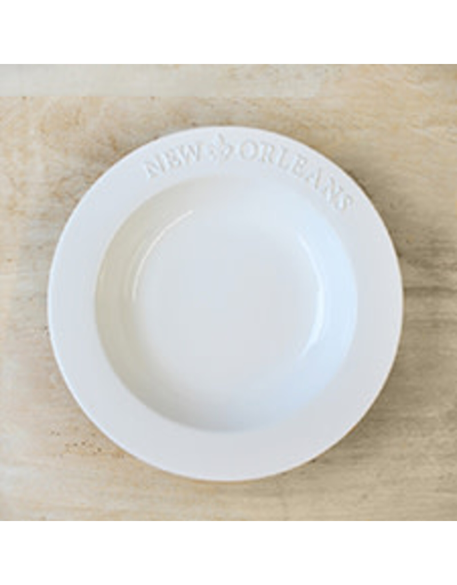 The Royal Standard New Orleans Soup Bowl, White
