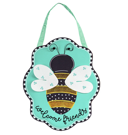 Evergreen Enterprises Buzzing Bee Welcome Door Décor