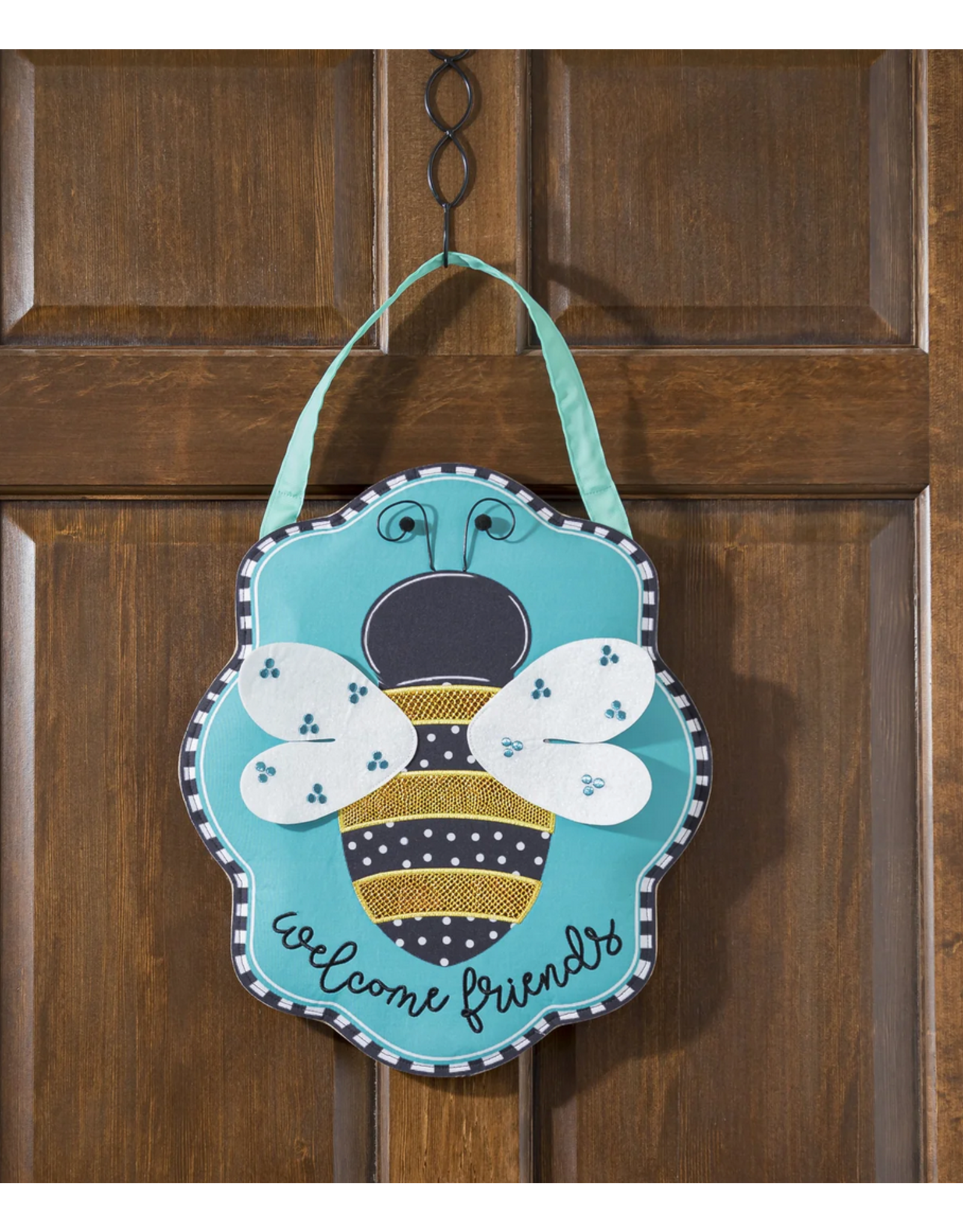 Evergreen Enterprises Buzzing Bee Welcome Door Décor