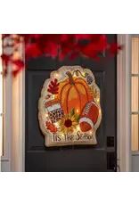 Evergreen Enterprises Tis the Season Fall Lighted Door Decor
