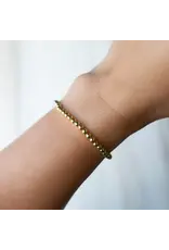 Lenny & Eva/Faire Gold Beaded Bracelets - 4mm