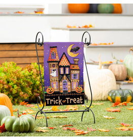 Evergreen Enterprises Trick or Sweets Lustre Garden Flag